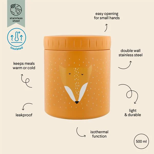 Termo Sólidos Trixie Zorro 500 ml
