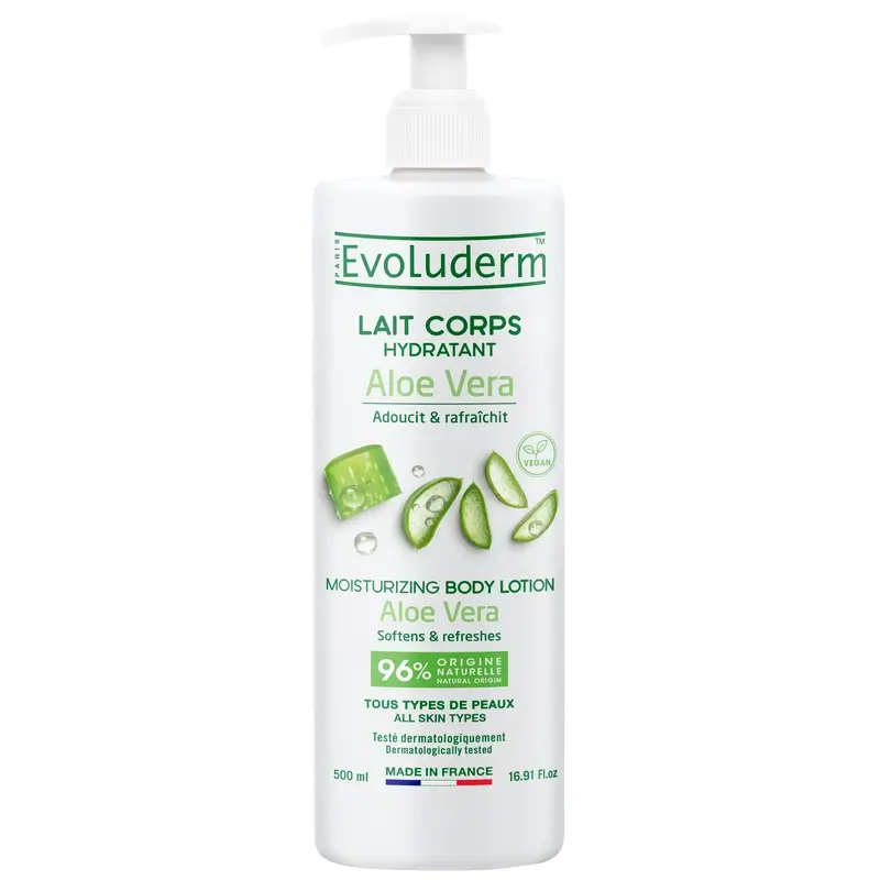 Evoluderm Loción Corporal Aloe Vera, 500 ml
