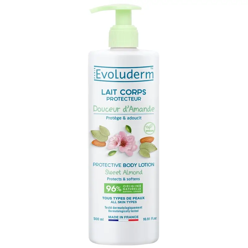 Evoluderm Loción Corporal Almendra Dulce, 500 ml