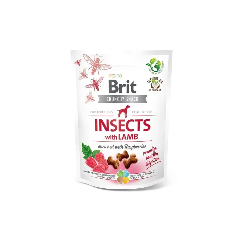 Brit Care Dog Crunchy Insectos Cordero 6x200g