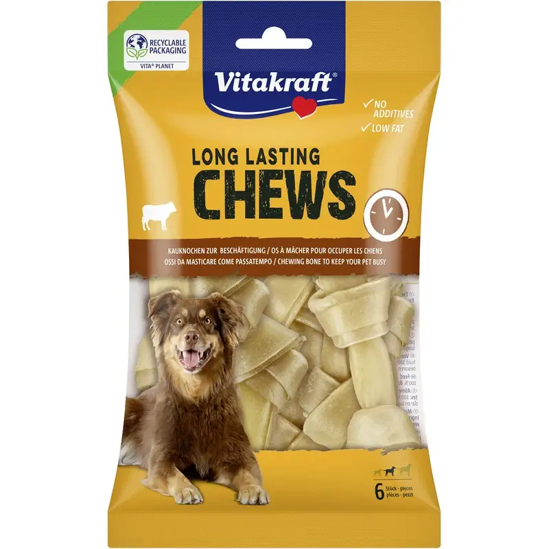 Vitakraft Hueso Anudado Chews 10cm 6x6 unidades