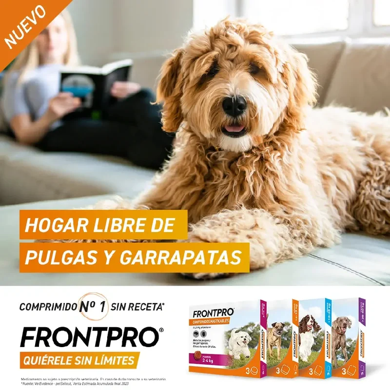 Frontpro Comprimidos Masticables Antiparasitarios para Perros 3 uds.