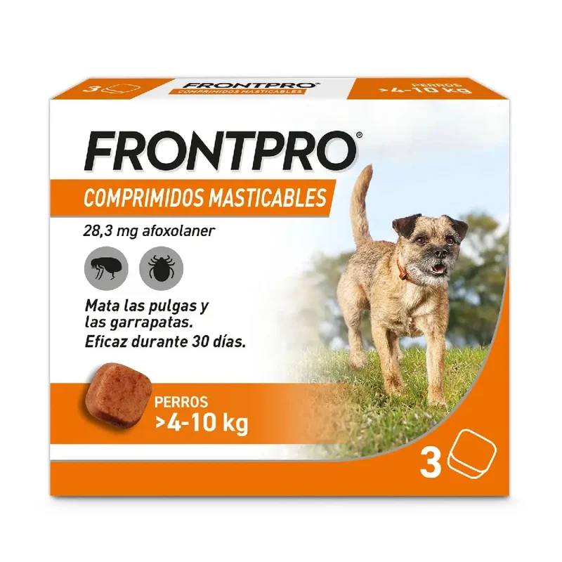 Frontpro Comprimidos Masticables Antiparasitarios para Perros 3 uds.