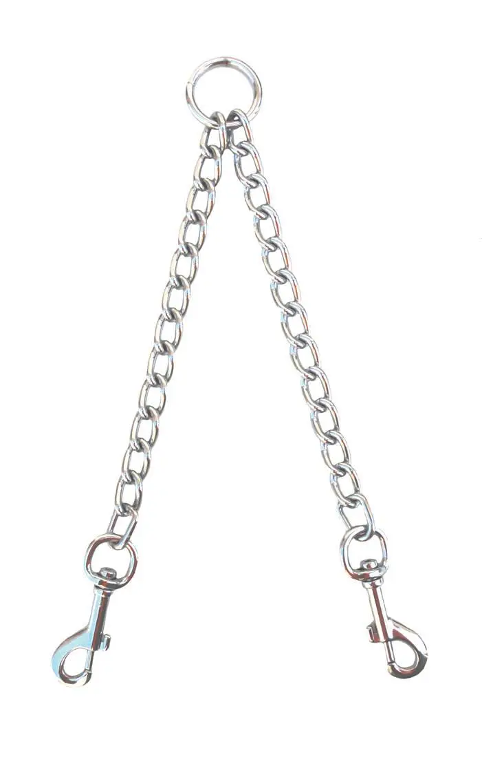Collar Adiestramiento Cadena Doble 2.5Mmx60 cm