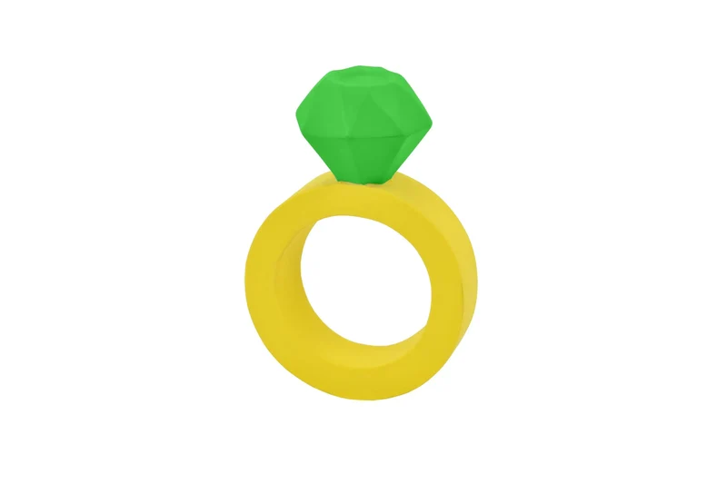 Juguete Perro Latex Diamond Ring 13 cm