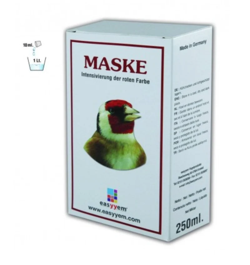 Maske, Tinte Rojo Líquido 250ml - Easyyem