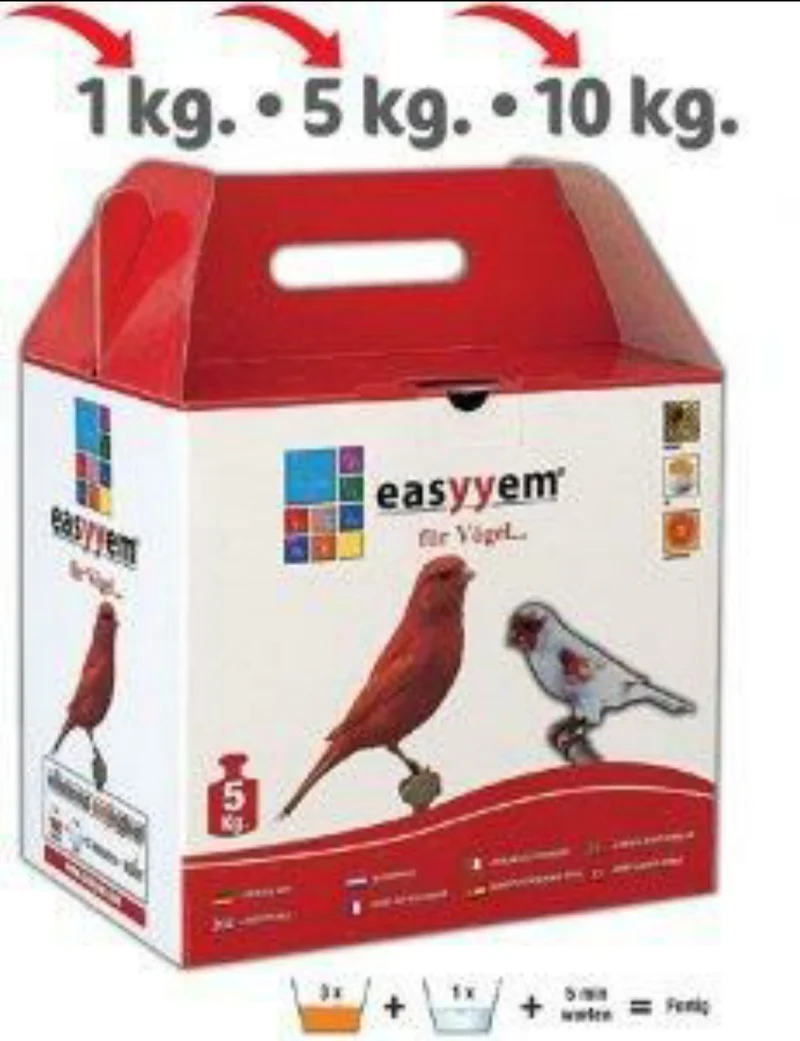 Alimento Easyyem sabor huevo rojo 10 kg