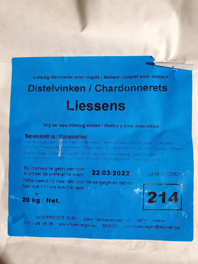 Jilguero Liessens 1kg - Hobbyfarm Hoebregts