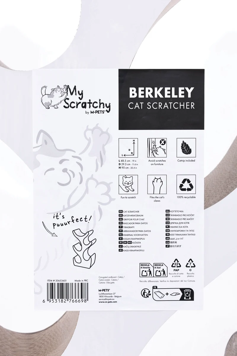 MY SCRATCHY BERKELEY WHITE Cat scratcher