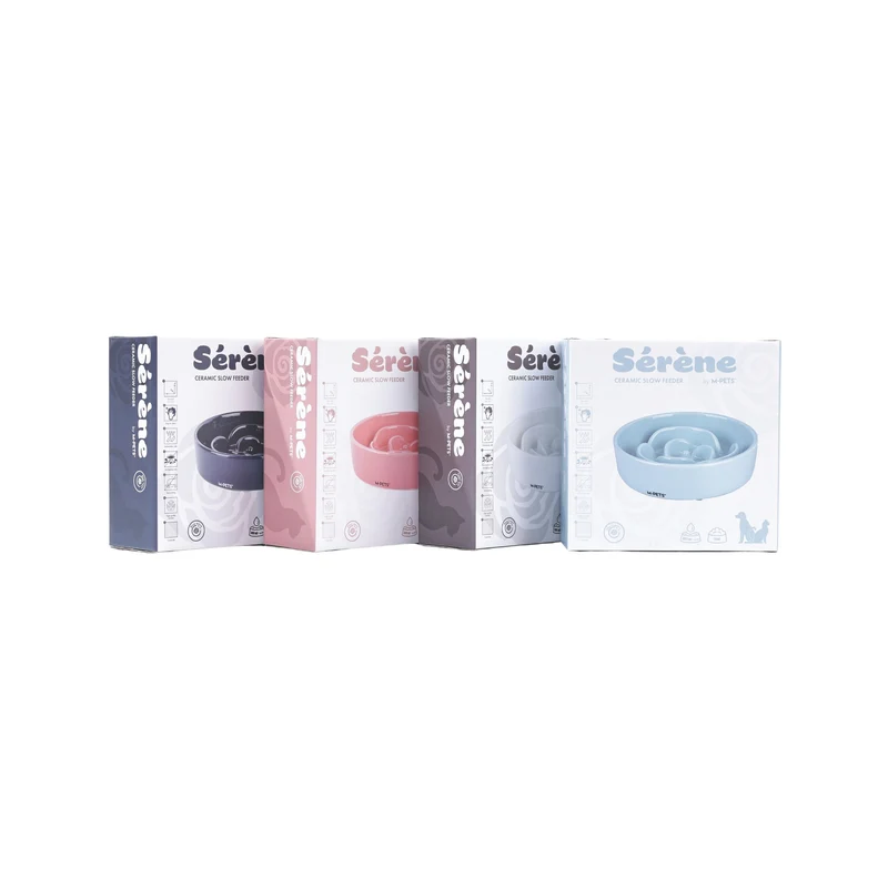 Sérene Ceramic bowls Rose Blue wave - 300 ml