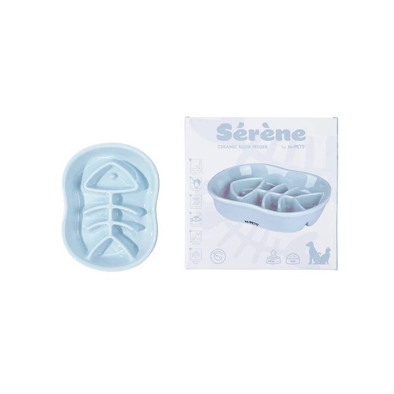 Sérene Ceramic bowls Fish Sky lagoon - 240 ml