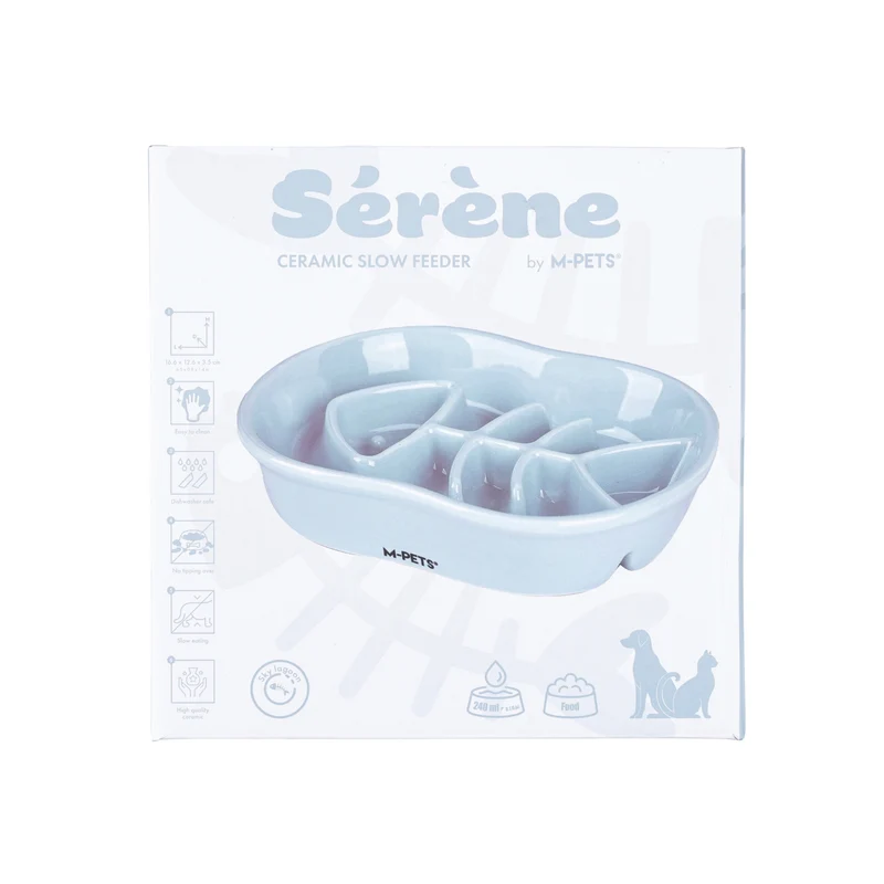 Sérene Ceramic bowls Fish Sky lagoon - 240 ml