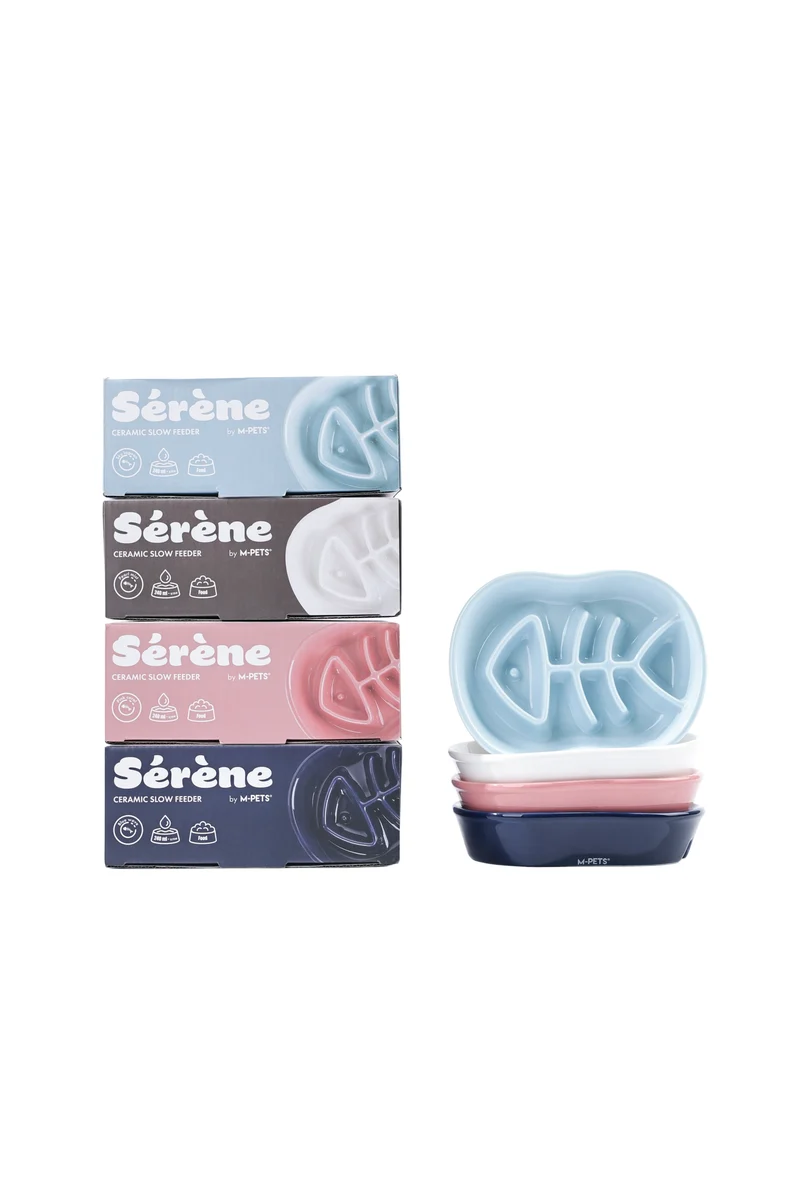 Sérene Ceramic bowls Fish Pearl mist - 240 ml
