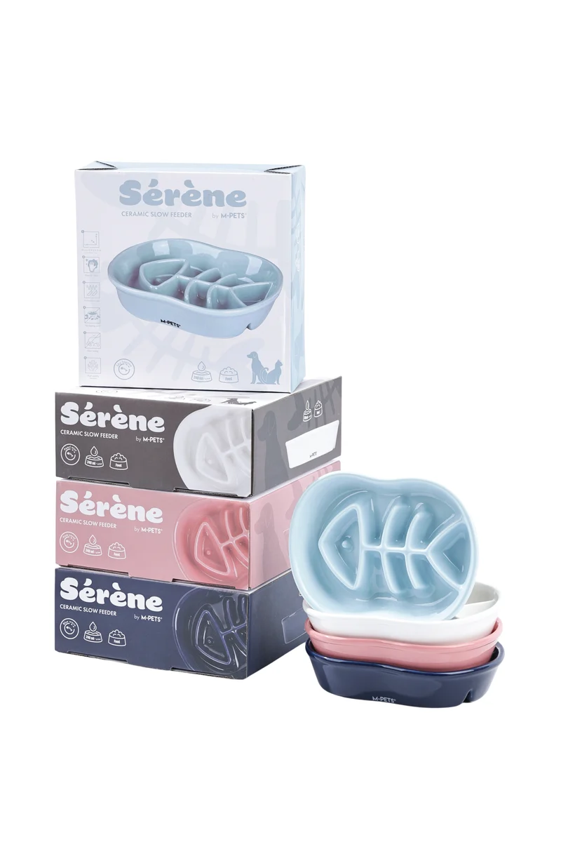Sérene Ceramic bowls Fish Pearl mist - 240 ml