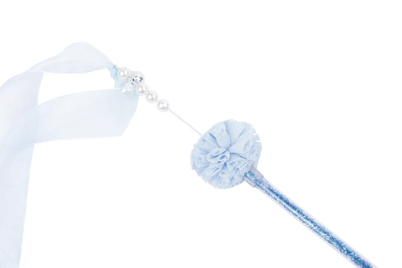 MoonCAT - cat wand Nebula Puff - Pink Blue Silver & White