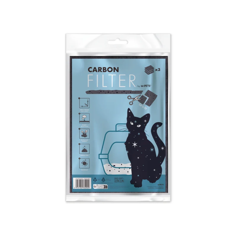 Universal Carbon FILTER 3pcs - for cat toilets