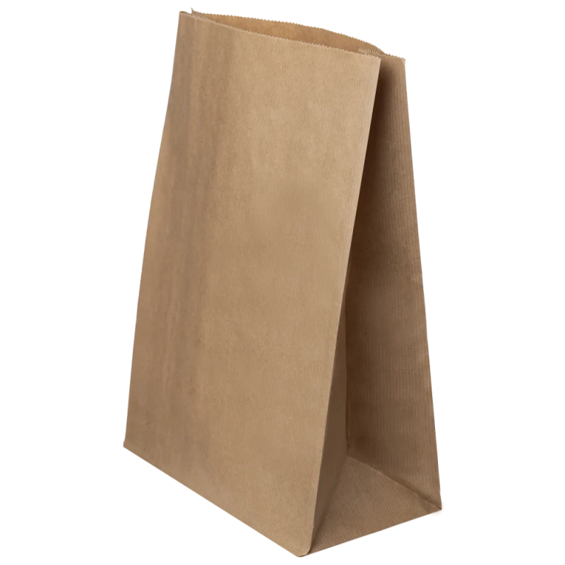 Bolsa Americana Kraft S (22+14x37cm)