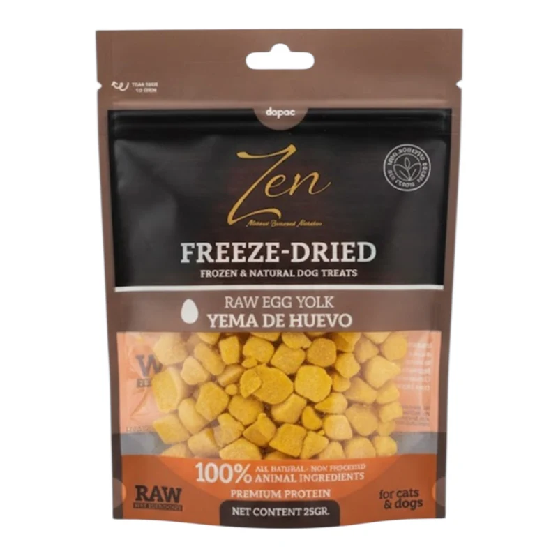Zen Snacks Yema de Huevo Liofilizada para Perros y Gatos