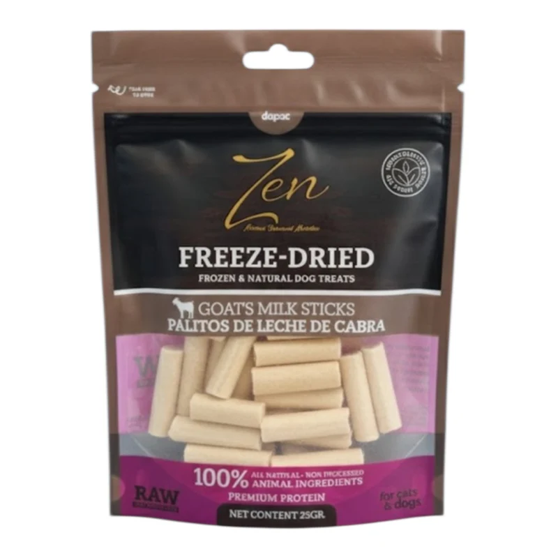 Zen Snacks Leche de Cabra Liofilizada para Perros y Gatos