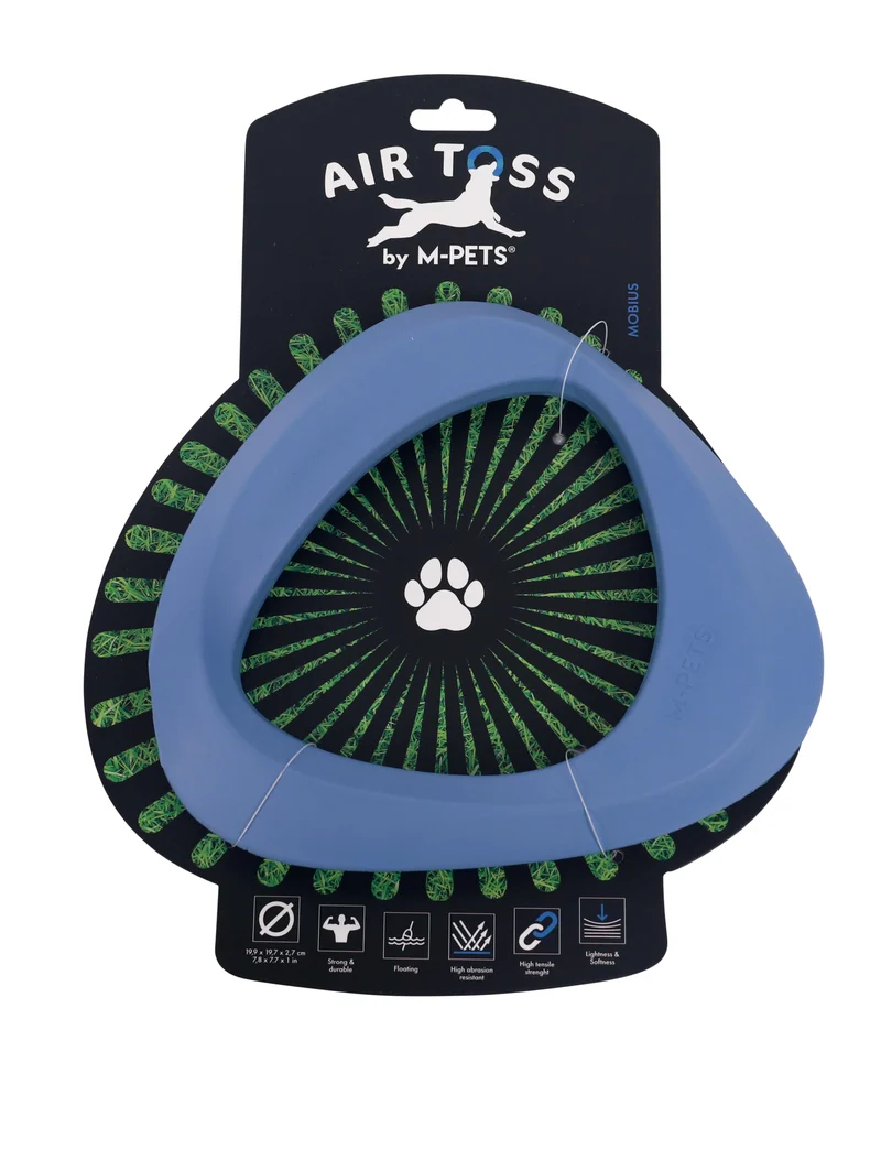 AIR TOSS Dog Floating Toy Mobius - Blue