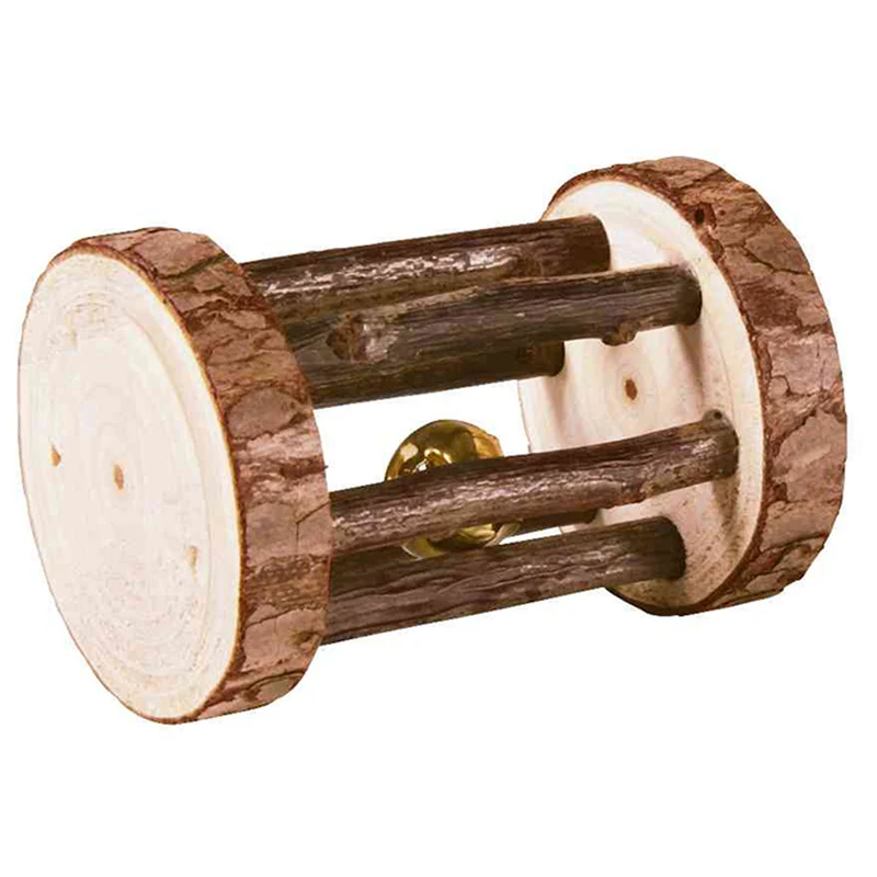 Trixie Juguete Madera Natural con Cascabel para Conejos — Natural Living