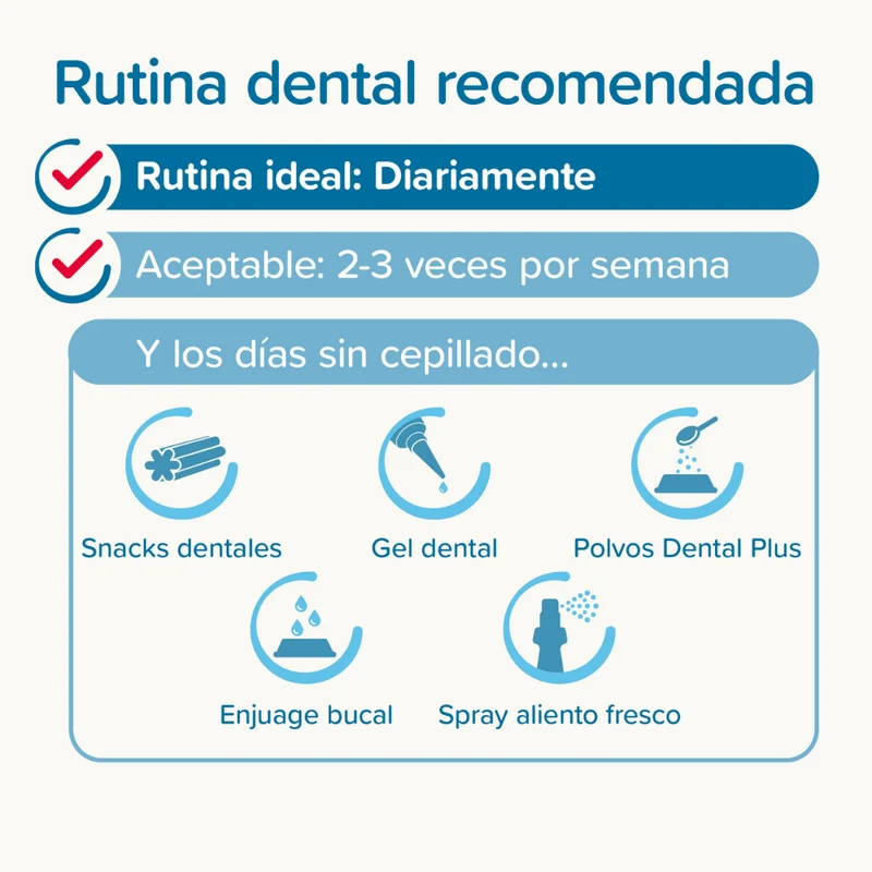 Beaphar Cepillo de Dientes Doble Cabezal para Perros y Gatos de Todos los Tamaños