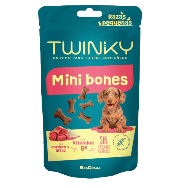 Snack Twinky Minibones 100 g para Perros