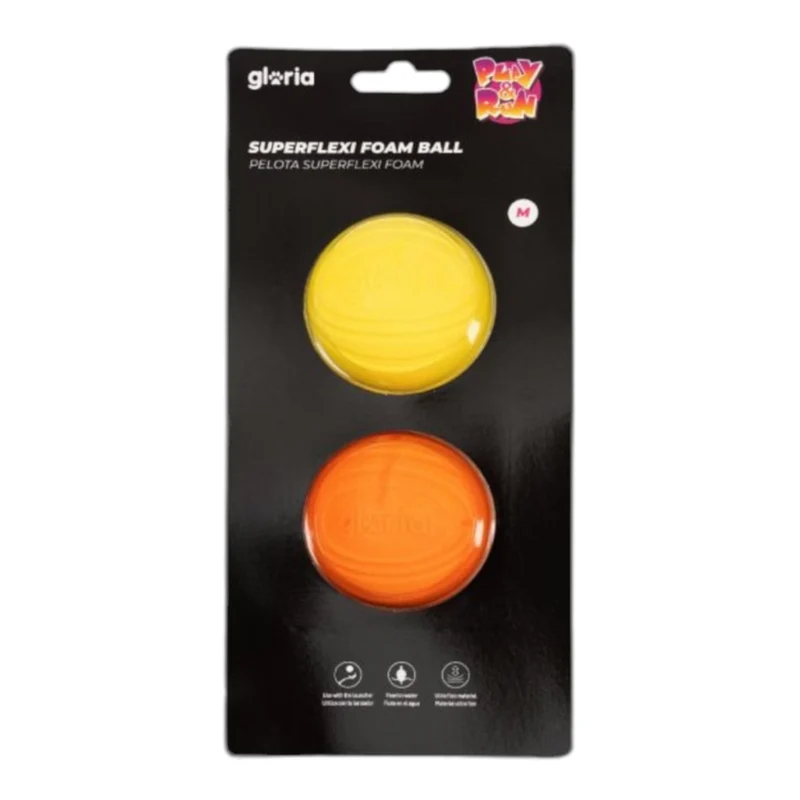 Pelota Foam Ultrarresistente 2 Unidades para Perros — Juguete Duradero