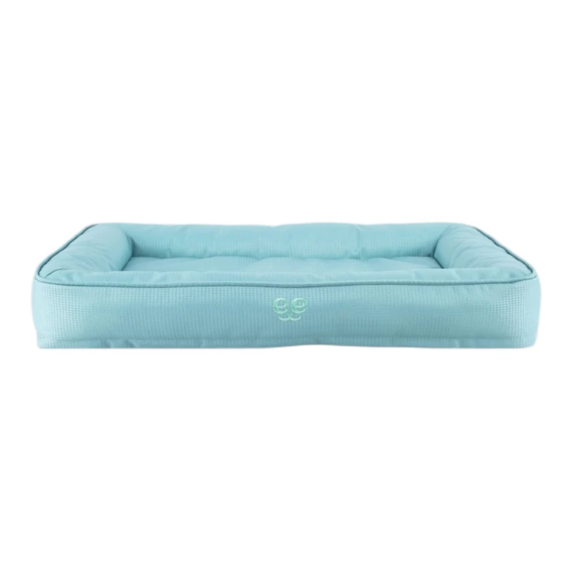 Cuna Snooze Verde Moonlit para Perros y Gatos — Cama Suave Premium