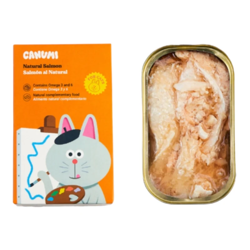 Canumi Salmón al Natural para Gatos — Alimento Complementario