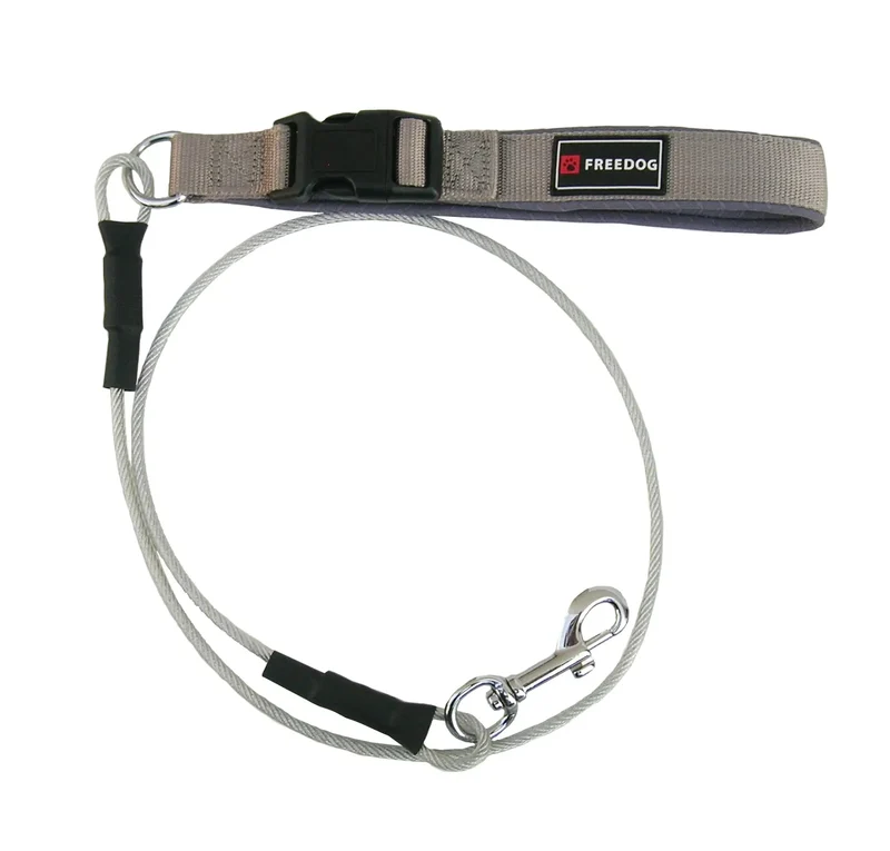 Freedog Correa Metal Anti-Mordida, 6 mm 120 cm