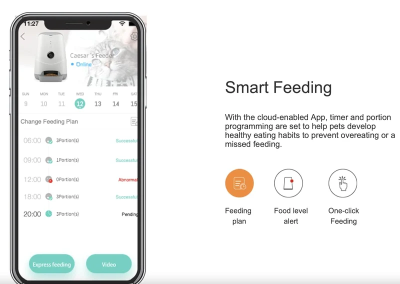 Petoneer Nutri Vision Smart Pet Feeder with Camera 3.7L