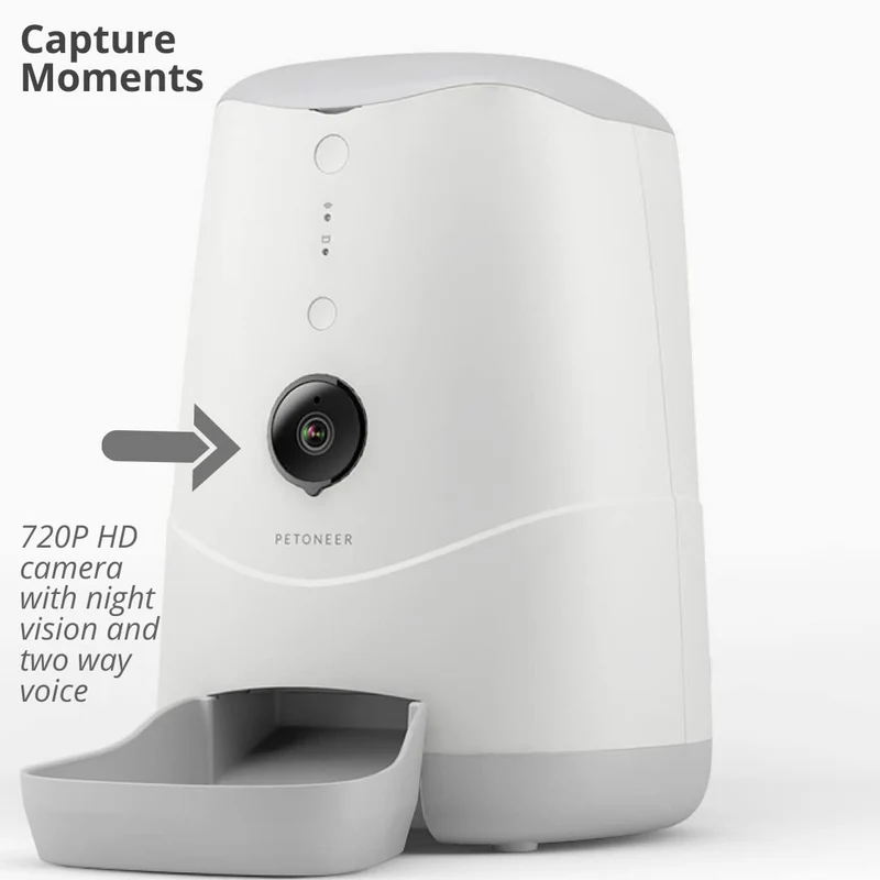 Petoneer Nutri Vision Smart Pet Feeder with Camera 3.7L
