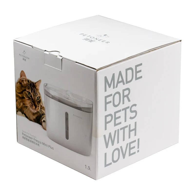 Petoneer Fresco Mini Plus Cat Smart Water Fountain 1.9L