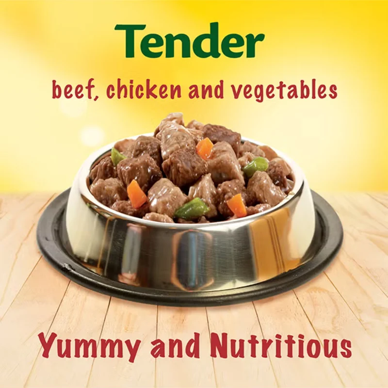 Friskies Beef, Chicken & Vegetables in Gravy Cat Wet Food 400G