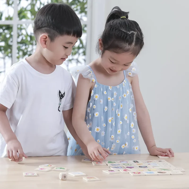 Viga Toys Ensemble de Puzzle d'Apprentissage Cinq Sens 3A+