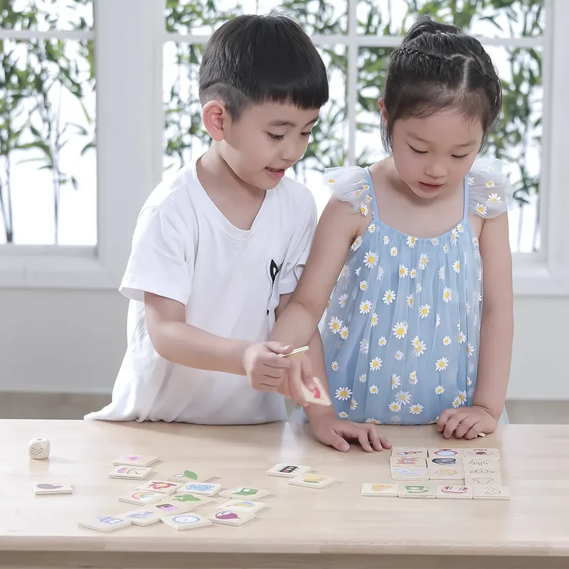 Viga Toys Ensemble de Puzzle d'Apprentissage Cinq Sens 3A+