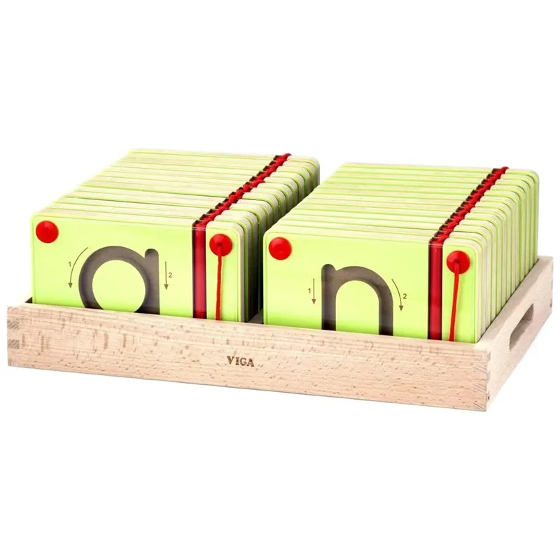 Viga Toys Tableau d’Écriture Magnétique Lettres Minuscules – 3A+