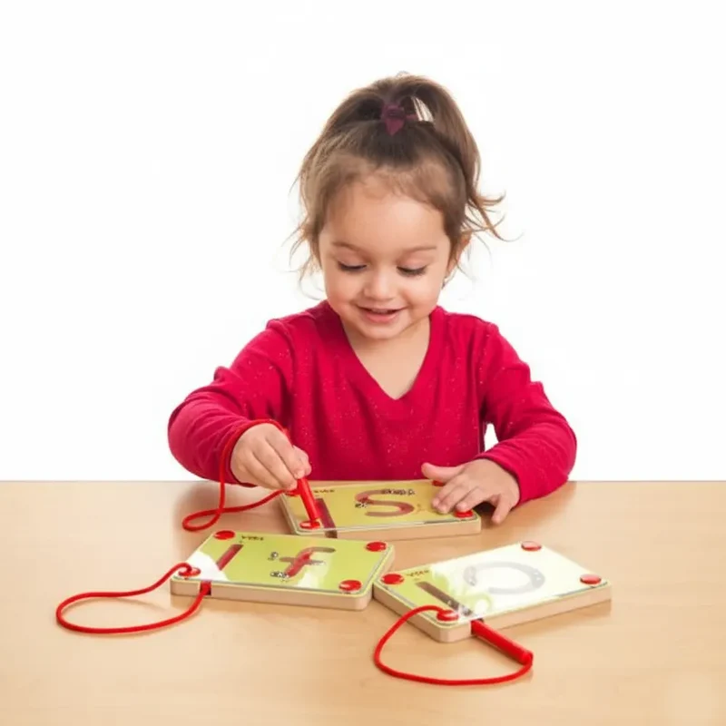 Viga Toys Tableau d’Écriture Magnétique Lettres Minuscules – 3A+
