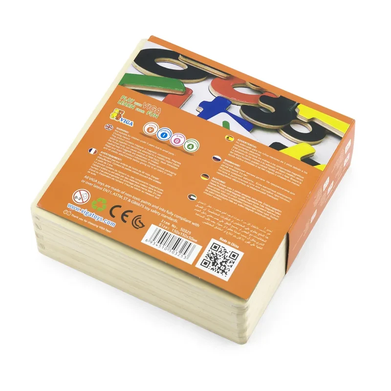 Viga Toys Chiffres Magnétiques en Bois – 3A+