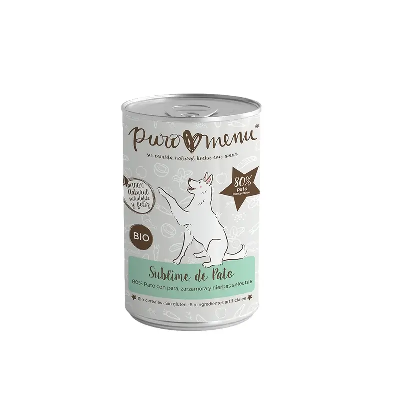 Puromenu Sublime De Pato Bio , 6x400 gr