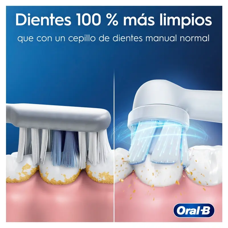 Oral B Braun Cepillo Electrico Io2 Blanco, 2 Cabez , 1 pack