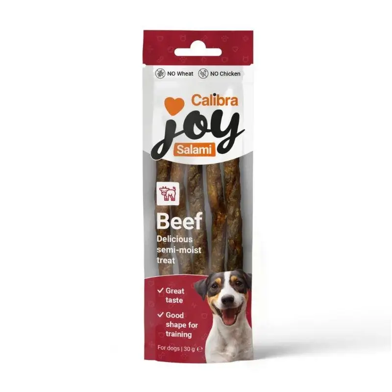 Calibra Joy Dog Salami Ternera, 20 unidades x 30 gr