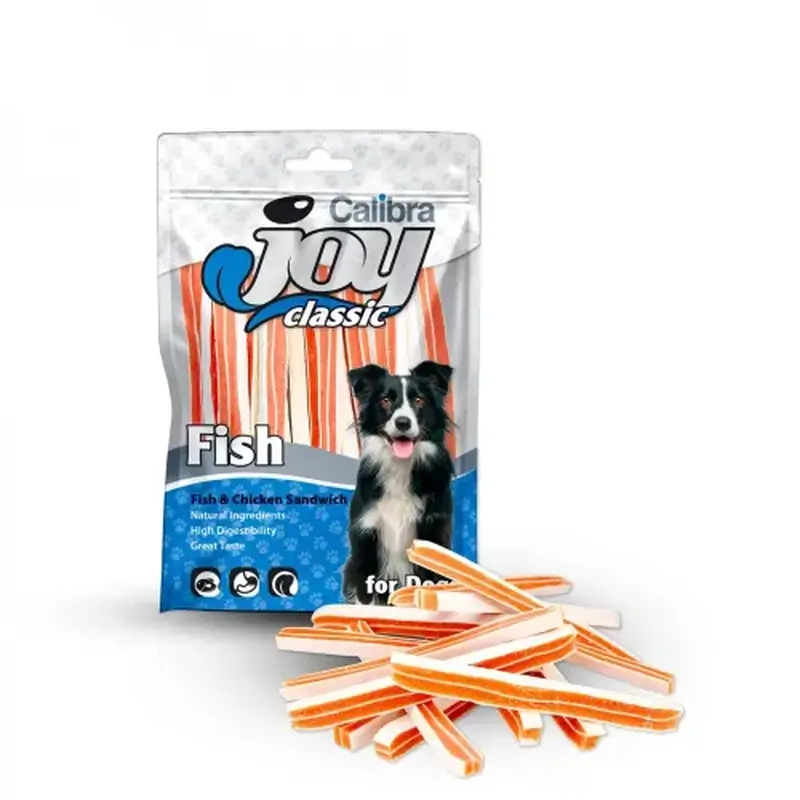 Calibra Joy Dog Classic Sandwich Pescado Y Pollo, 250 gr