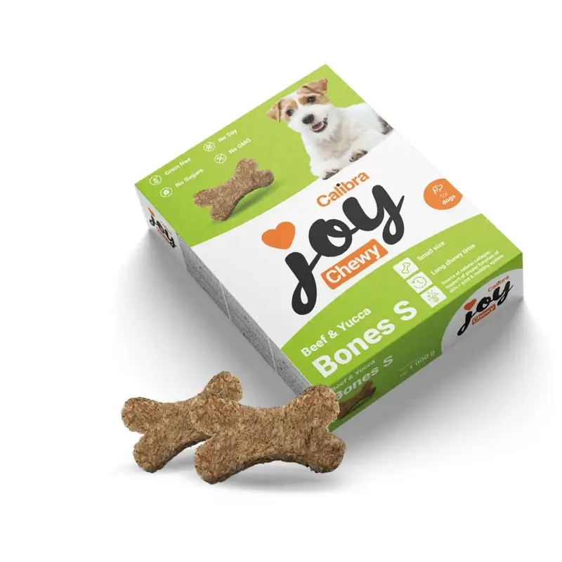 Calibra Joy Dog Chewy Hueso S Vacuno Y Yucca, 40 Unidades X 1000 Gr