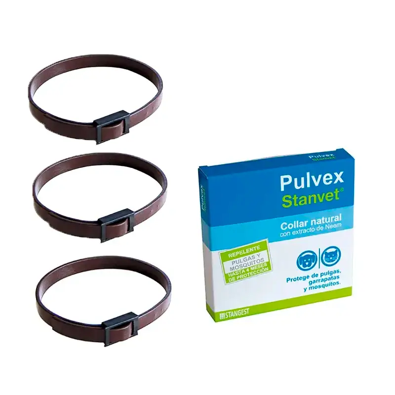 Stangest Pulvex Collar, Pack 3 Uds