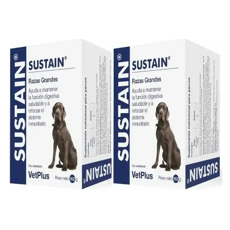 Sustain Perro Razas Grandes, Pack 2 x 30Sobres