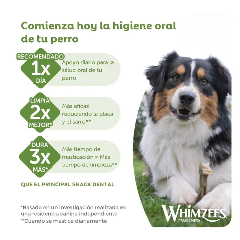 Whimzees Cepillo M Week Bolsa 7 uds
