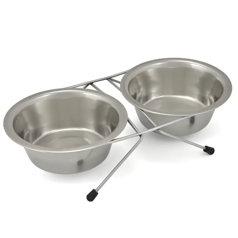 Set Comederos Acero Inoxidable