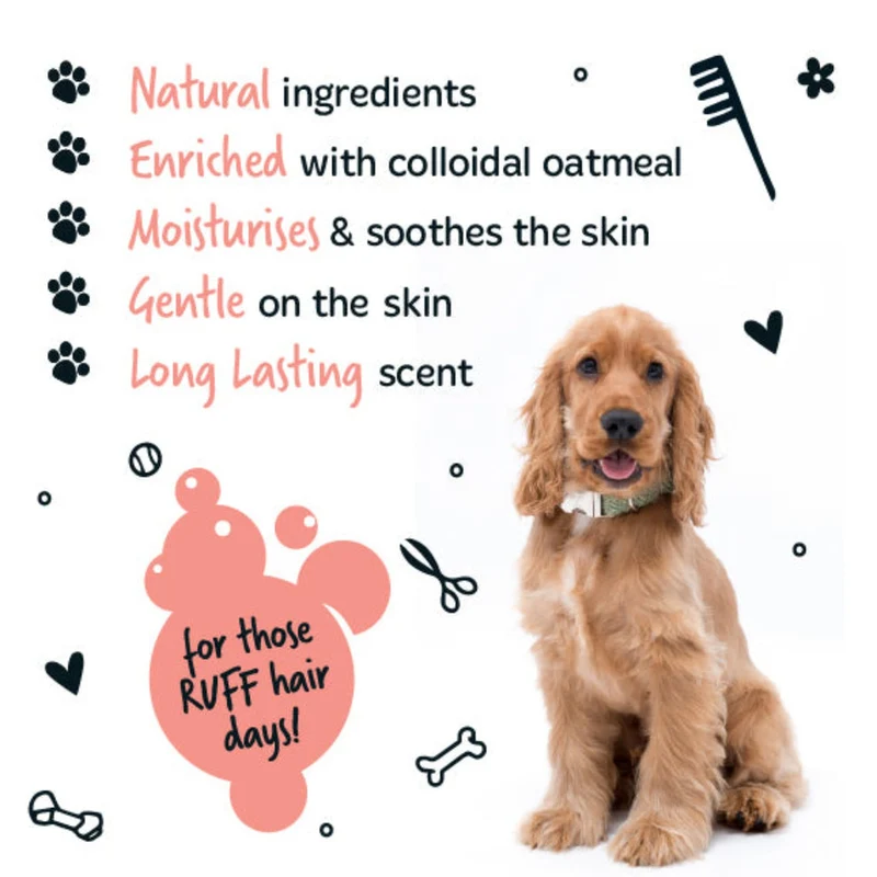 Bugalugs 2-in-1 Dog Shampoo & Conditioner - Papaya & Coconut 500ML
